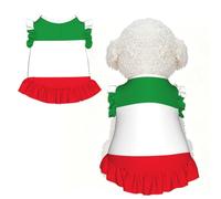 Bandera de Renania del Norte-Westfalia - Vestido de perro para mascotas, ropa para perros y cachorros, ropa linda para perros pequeños y gatos, ropa de verano para mascotas