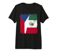 Bandera de República Checa México | Raíces checas mexicanas Camiseta Premium