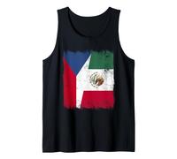 Bandera de República Checa México | Raíces checas mexicanas Camiseta sin Mangas