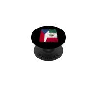 Bandera de República Checa México | Raíces checas mexicanas PopSockets PopGrip Adhesivo