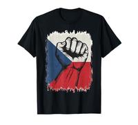 Bandera de República Checa Raíces checas Camiseta
