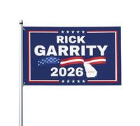 Bandera de Rick Jackson 2026, tamaño 3x5, para gobernador de Georgia. Bandera de jardín (sin mástil).
