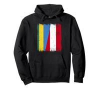 Bandera de Ruanda Austria | Raíces austriacas ruandesas Sudadera con Capucha