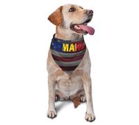Bandera De Rumania Texto Rumano Arte De Palabras Pañuelos Perros Ajustable Baberos Perros Duradero Pañuelo Perro para Cachorros Accesorios Uso Diario