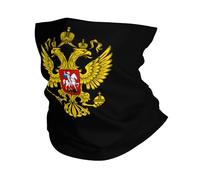 Bandera De Rusia - Emblema Ruso - Orgullo Elegante Polainas De Cuello Protección Solar Cuello Pañuelo Bandana para Deportes Hombre Yoga
