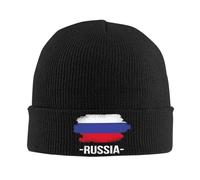 Bandera de Rusia Gorras de Gorra Masculinas y Mujeres Sombrero de Punto de Moda Deportes al Aire Libre Skullies Gorros Cabeza cálida de otoño Invierno Gorros