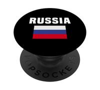 Bandera de Rusia Pocket Wear Orgullo ruso PopSockets PopGrip Adhesivo