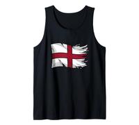 Bandera de San Jorge de Inglaterra Fans Inglés Partidarios Patrióticos Camiseta sin Mangas