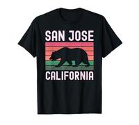 Bandera de San José, California, Estados Unidos, ni Cal Bear Bay Area Tech City Camiseta