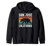 Bandera de San José, California, Estados Unidos, ni Cal Bear Bay Area Tech City Sudadera con Capucha