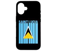 Bandera de Santa Lucía Carcasa para iPhone 16
