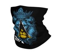 Bandera De Santa Lucía con El León De La Corona Unisex Snood Resistente Al Viento Braga De Cuello Transpirable Tubular Pañuelo para Deportes Correr Moto Verano