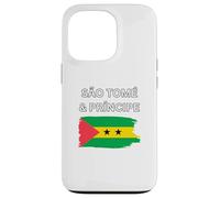 Bandera de Santo Tomé y Príncipe Carcasa para iPhone 13 Pro
