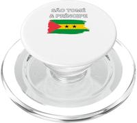 Bandera de Santo Tomé y Príncipe PopSockets PopGrip para MagSafe