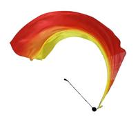 Bandera de seda | Práctica de danza del vientre VOI | Velo de seda para mujer para danza del vientre POI Streamer Stage Prpos bolas lanzadas | Bufanda de bandera de práctica Poi Streamer | Danza del