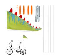 Bandera De Seguridad Para Bici reflectante trasero cola dinosaurio dibujo