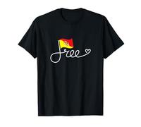 Bandera de Sicilia Libre - Libertad Siciliana Word Art Camiseta