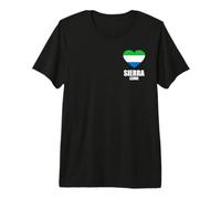 Bandera de Sierra Leona, Camisa I Love Sierra Leone, Sierra Leona Camiseta Premium