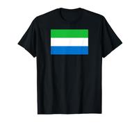 Bandera de Sierra Leona Camiseta gráfica económica