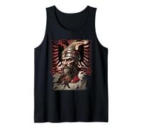 Bandera de Skanderbeg Albania y Kosovo para un orgulloso Camiseta sin Mangas