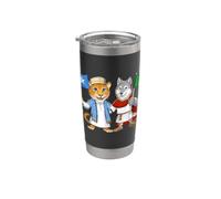 Bandera de Somalia e Italia Raíces somalíes italiana Vaso térmico de acero inoxidable de doble pared