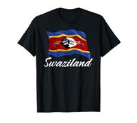 Bandera de Suazilandia Sudáfrica Hombres Mujeres Niños Eswatini Camiseta