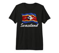 Bandera de Suazilandia Sudáfrica Hombres Mujeres Niños Eswatini Camiseta Premium