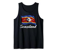 Bandera de Suazilandia Sudáfrica Hombres Mujeres Niños Eswatini Camiseta sin Mangas