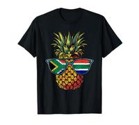 Bandera de Sudáfrica Piña Corazón Orgullo Sudafricano Camiseta