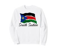 Bandera de Sudán del Sur Patriótica Hombres Mujeres Niños Africana Sudadera