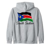 Bandera de Sudán del Sur Patriótica Hombres Mujeres Niños Africana Sudadera con Capucha