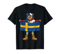 Bandera de Suecia Raíces Suecas Sverige Camiseta