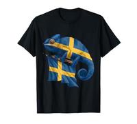 Bandera de Suecia Raíces Suecas Sverige Camiseta