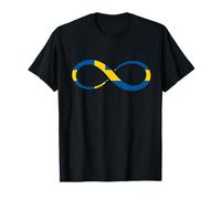 Bandera de Suecia Sverige Infinity Orgullo sueco Raíces suecas Camiseta