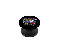 Bandera de Suecia y Cuba Raíces suecas Orgullosa Cubana PopSockets PopGrip Adhesivo