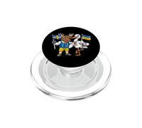 Bandera de Suecia y Ucrania Raíces suecas ucraniana PopSockets PopGrip para MagSafe