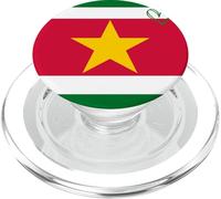 Bandera de Surinam Corazón Surinamés Orgulloso Día Nacional del Patrimonio PopSockets PopGrip para MagSafe