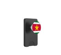Bandera de Surinam Corazón Surinamés Orgulloso Día Nacional del Patrimonio PopSockets PopWallet para MagSafe