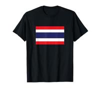 Bandera de Tailandia Bandera Tailandesa Bangkok Vacaciones Chiang Mai Phuket Camiseta