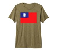 Bandera de Taiwán Camiseta Premium