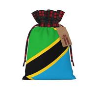 Bandera de Tanzania 1 bolsa de material duradero de 4.7 x 6.9 pulgadas con cordón para regalo elegante de Halloween