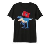 Bandera de Tennessee Dinosaurio T-Rex Nashville Volunteer State Kids Camiseta Premium