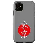 Bandera de Tokio Japón Kanji Red Sun para los amantes de Japón y Tokio Carcasa para iPhone 11
