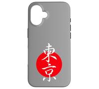Bandera de Tokio Japón Kanji Red Sun para los amantes de Japón y Tokio Carcasa para iPhone 16