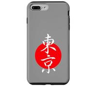 Bandera de Tokio Japón Kanji Red Sun para los amantes de Japón y Tokio Carcasa para iPhone 7 Plus/8 Plus