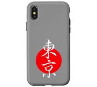 Bandera de Tokio Japón Kanji Red Sun para los amantes de Japón y Tokio Carcasa para iPhone X/XS