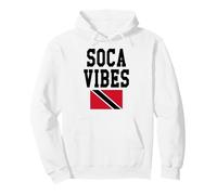 Bandera de Trinidad Soca Vibes para el Carnaval de Las Indias Occidentales Sudadera con Capucha