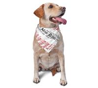 Bandera De Trinidad Y Tobago con Nombres De Ciudades Bufanda Triangular para Perros Duradero Triangular para Mascotas Bandana Lavable Baberos Triangulares para Bodas Accesorio Cachorros