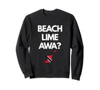 Bandera de Trinidad y Tobago Trini Funny Beach Lime Awa Sudadera