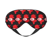 Bandera de Túnez Mapa 13 Bandera de Túnez Mapa Máscaras para dormir Correa ajustable Máscara de ojos suave para mujeres Hombres Viajes Trabajo Hogar